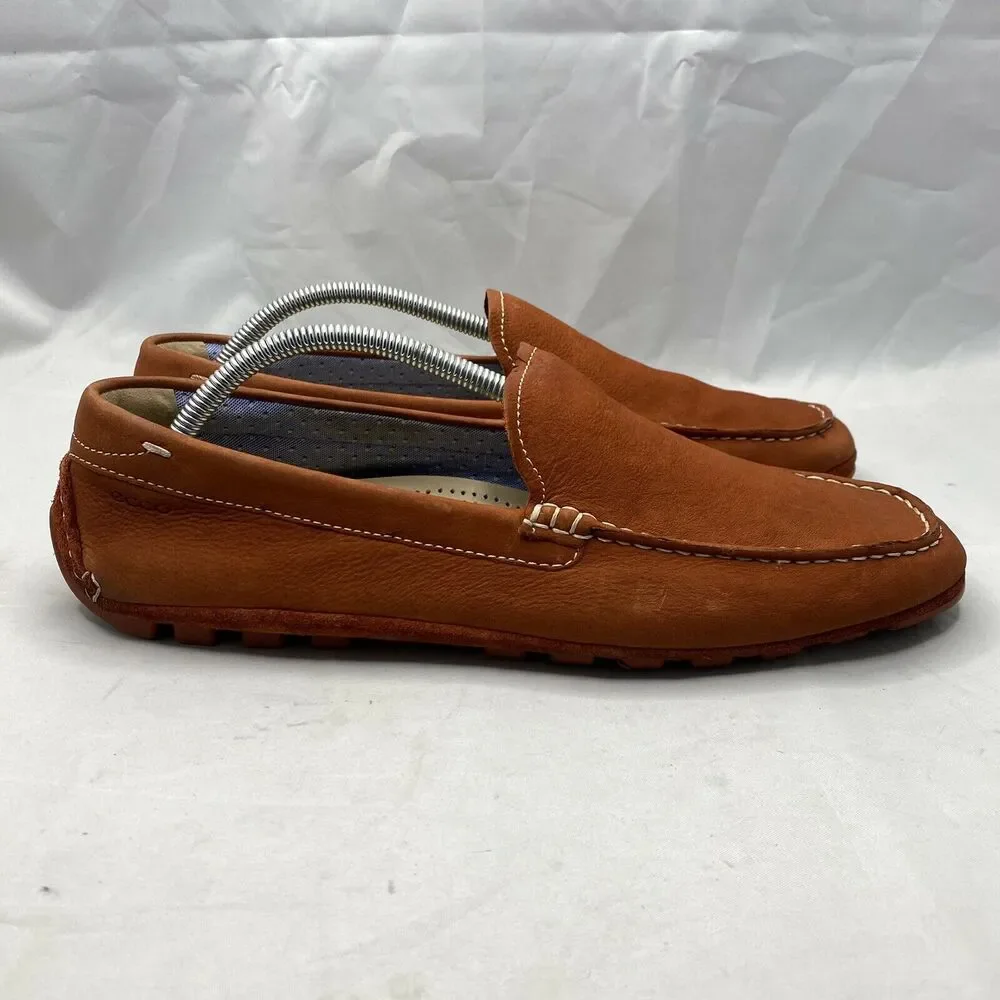 Ecco Men's Summer Moccasin Moc Slip Ons Driving Shoes EU 44 10-10.5 US Picante